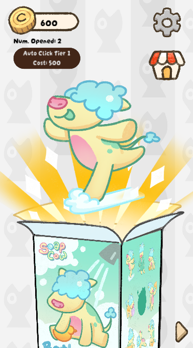 Screenshot 2 for Meowy's Blind Box Clicker