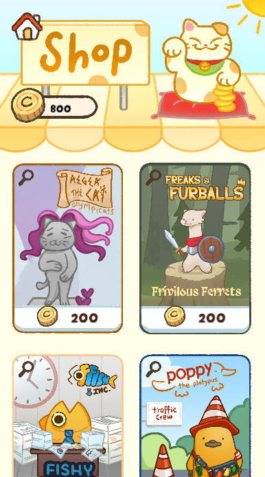 Screenshot 3 for Meowy's Blind Box Clicker