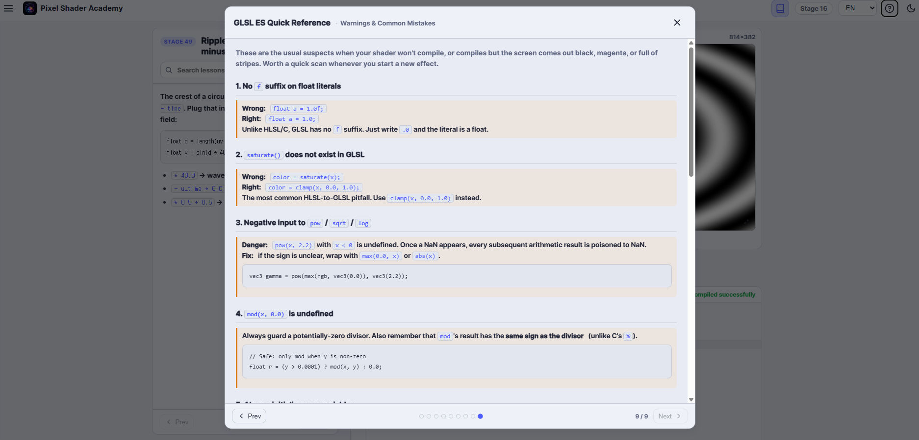 Screenshot 2 for Pixel Shader Academy — Full Source
