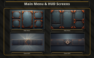 50% OFF: Gritty Post-Apocalyptic Survival UI — Premium 4K Game Asset ...