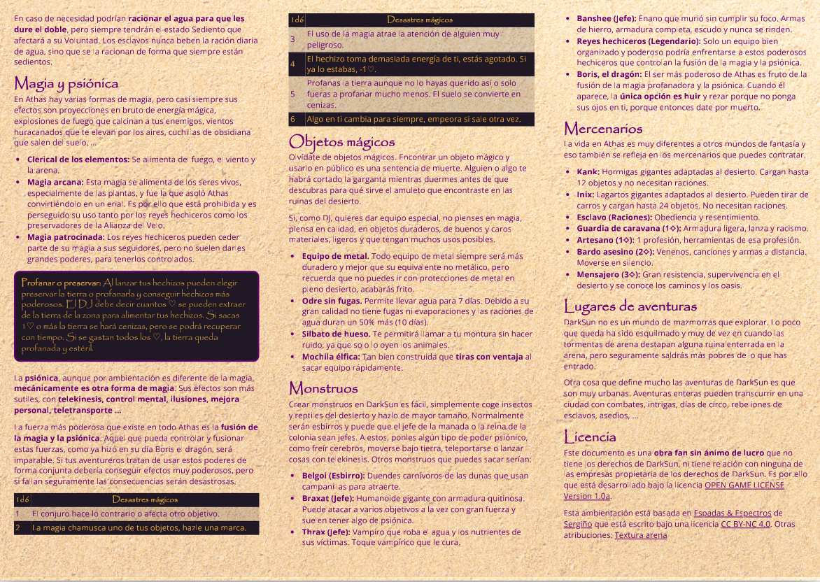 Screenshot 3 for DarkSun para Espadas&Espectros