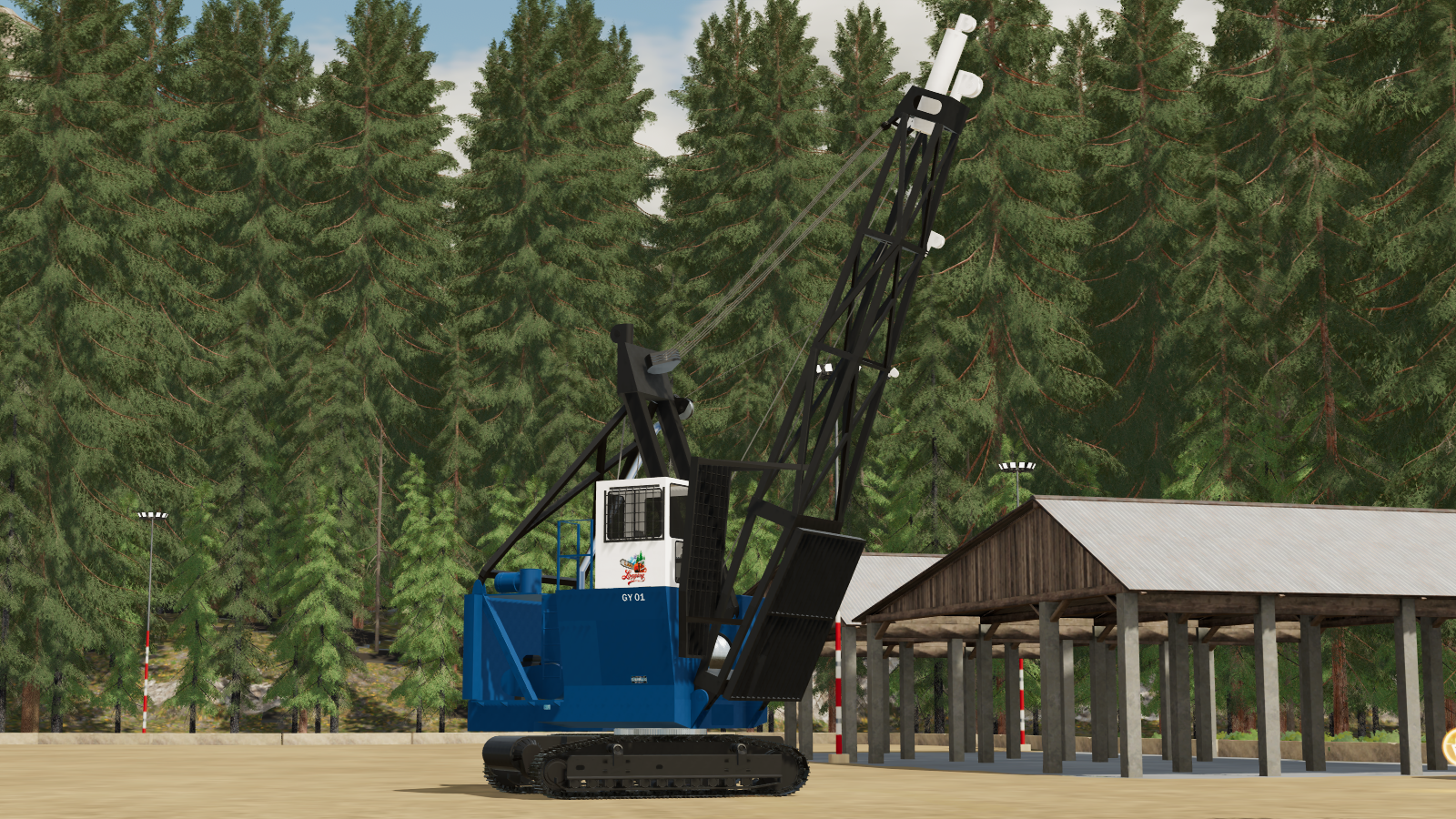 Screenshot 4 for FS22 Madill 044 Grapple Yarder