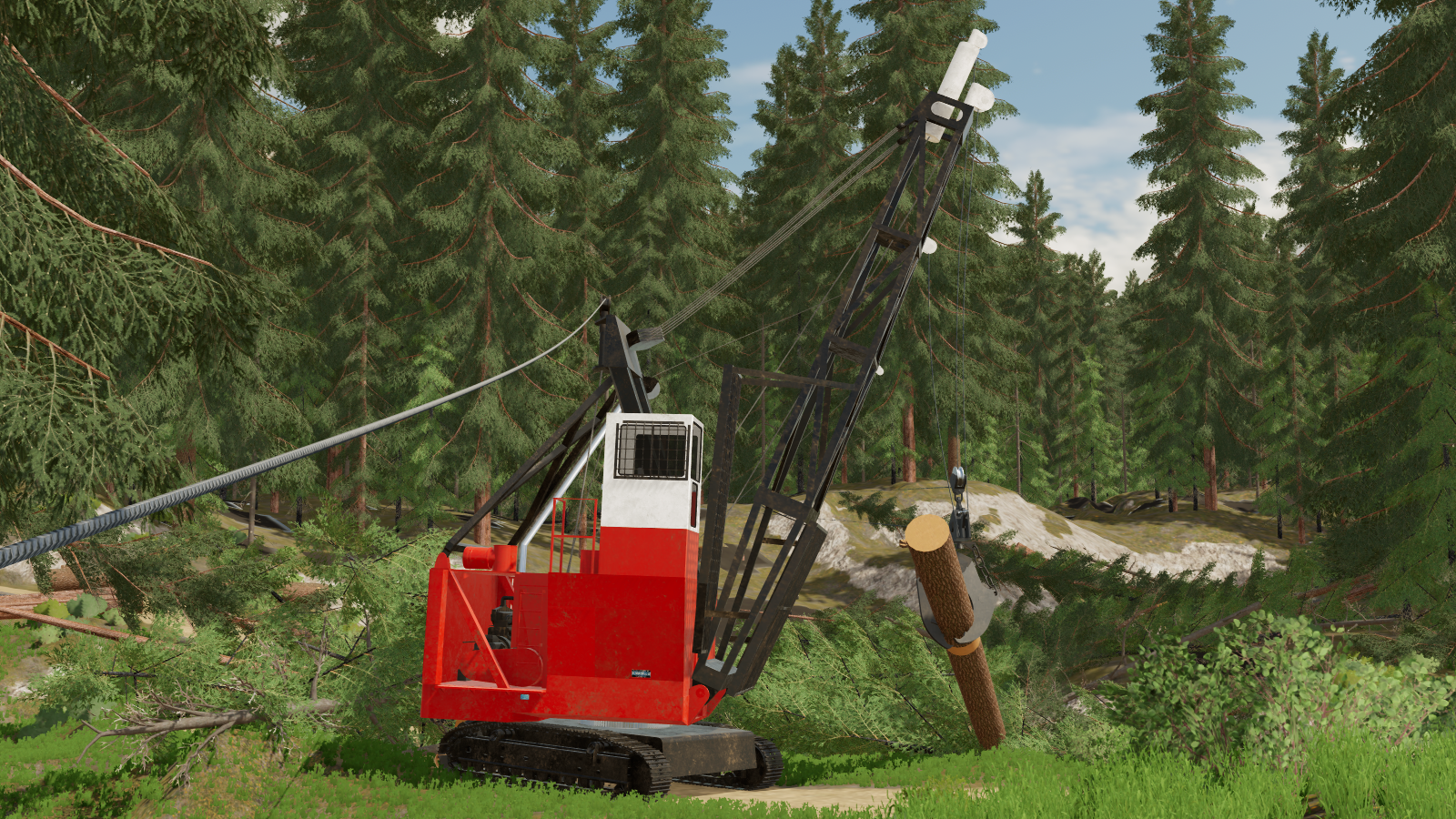Screenshot 3 for FS22 Madill 044 Grapple Yarder