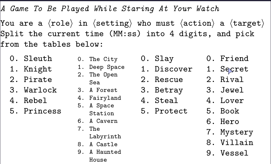 Screenshot 2 for A Game To Be Played While Staring At Your Watch