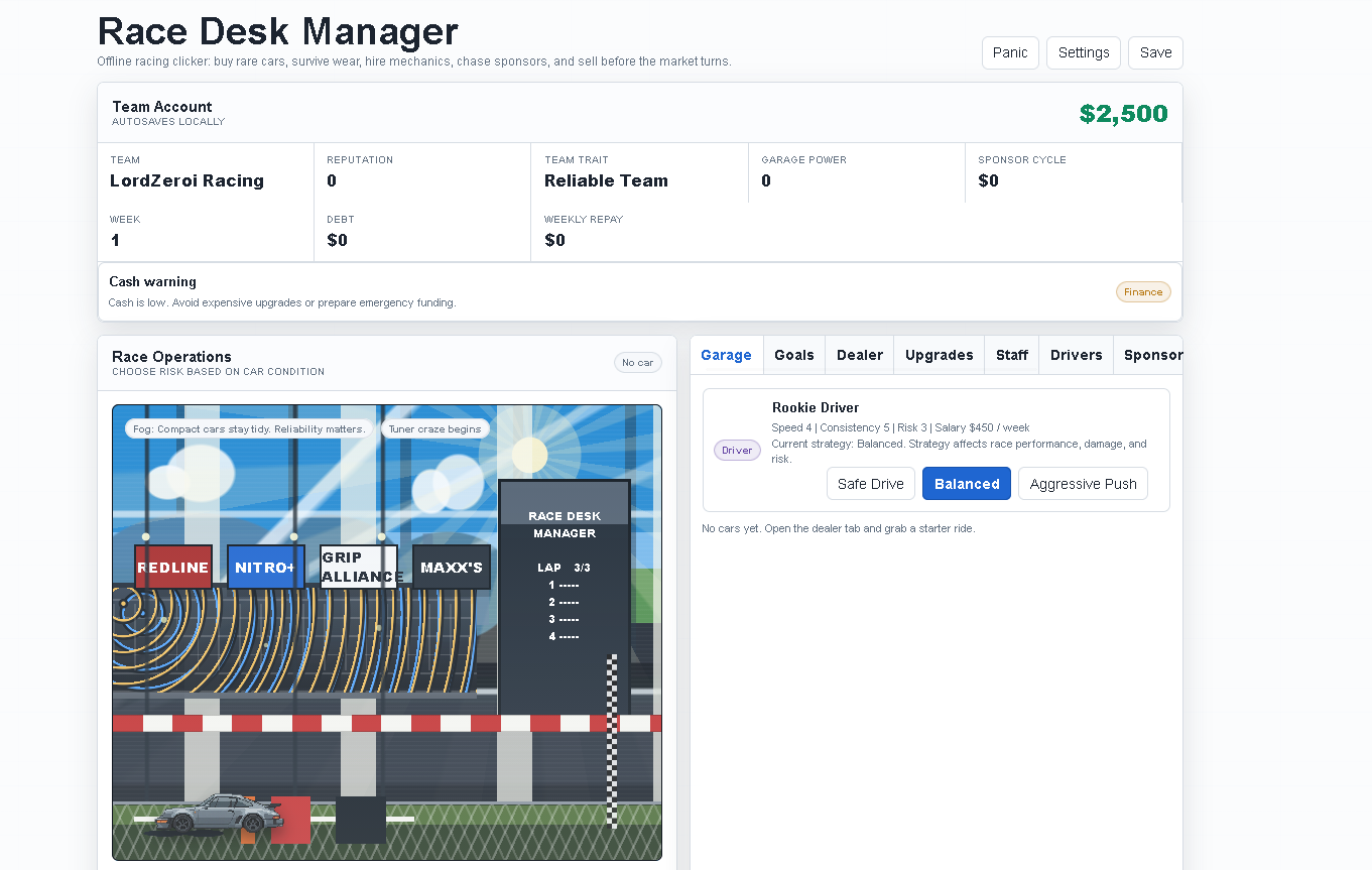 Screenshot 2 for Race Desk Manager