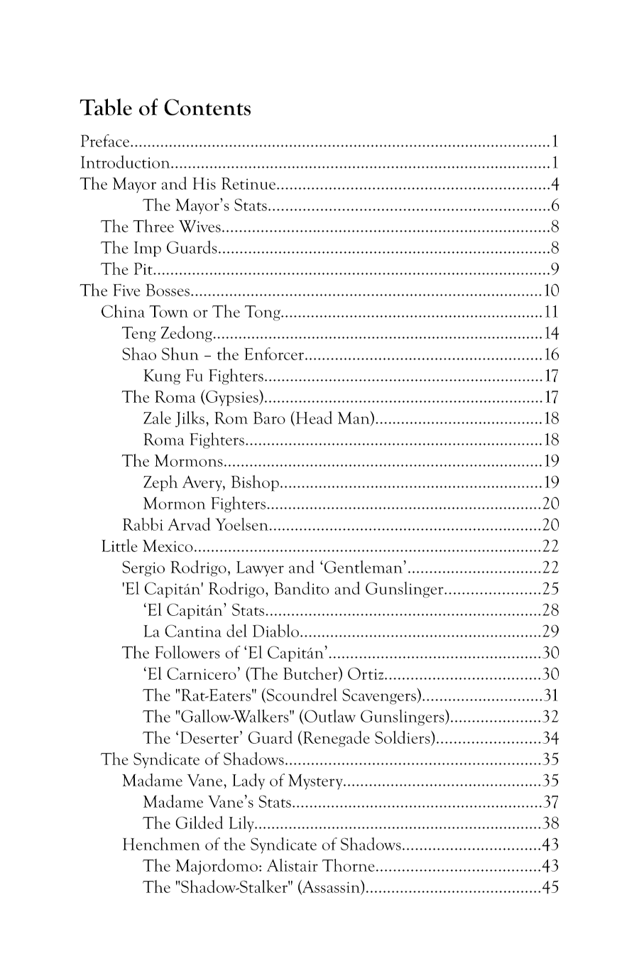 Screenshot 3 for The Wicked Town of Five-Points -- An Adventure Setting for Grit and Bullets 2nd Edition