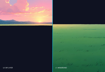 Anime RPG Battle Backgrounds — Cinematic Style | Parallax-Ready Layered ...