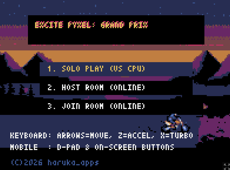 Screenshot 2 for Excite GP: Retro Dirt Bike Grand Prix