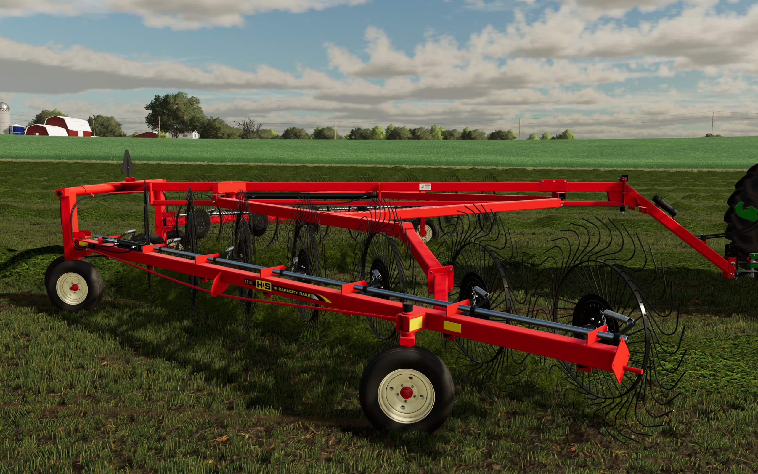 Screenshot 3 for FS22/FS25 H&S HC4114 Hay Rake