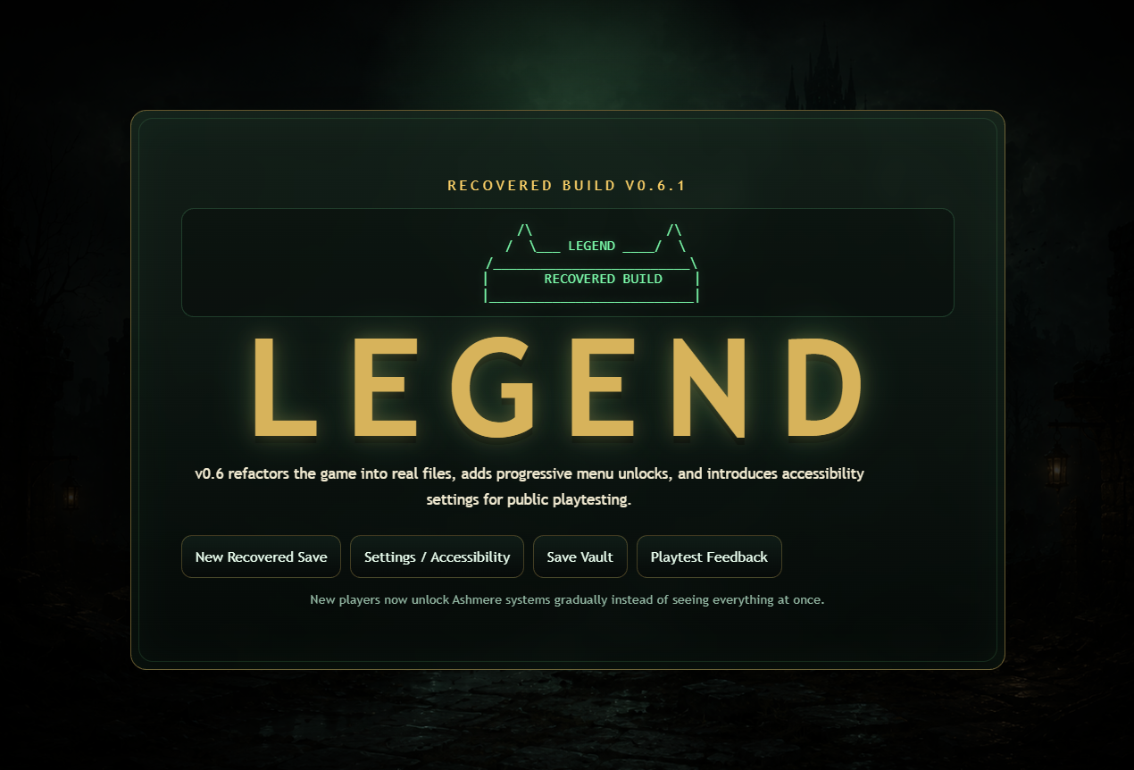 LEGEND – Early Access by BackWood