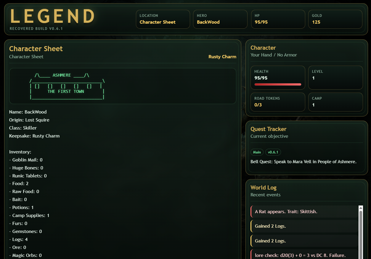LEGEND – Early Access by BackWood
