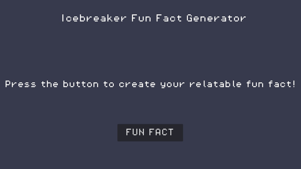 Screenshot 3 for Icebreaker Fun Fact Generator