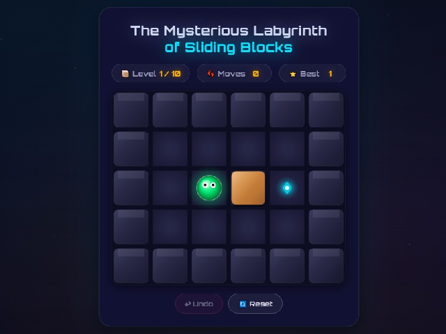 Slider Labyrinth Labyrinth of Sliding Blocks by NewGameNBI