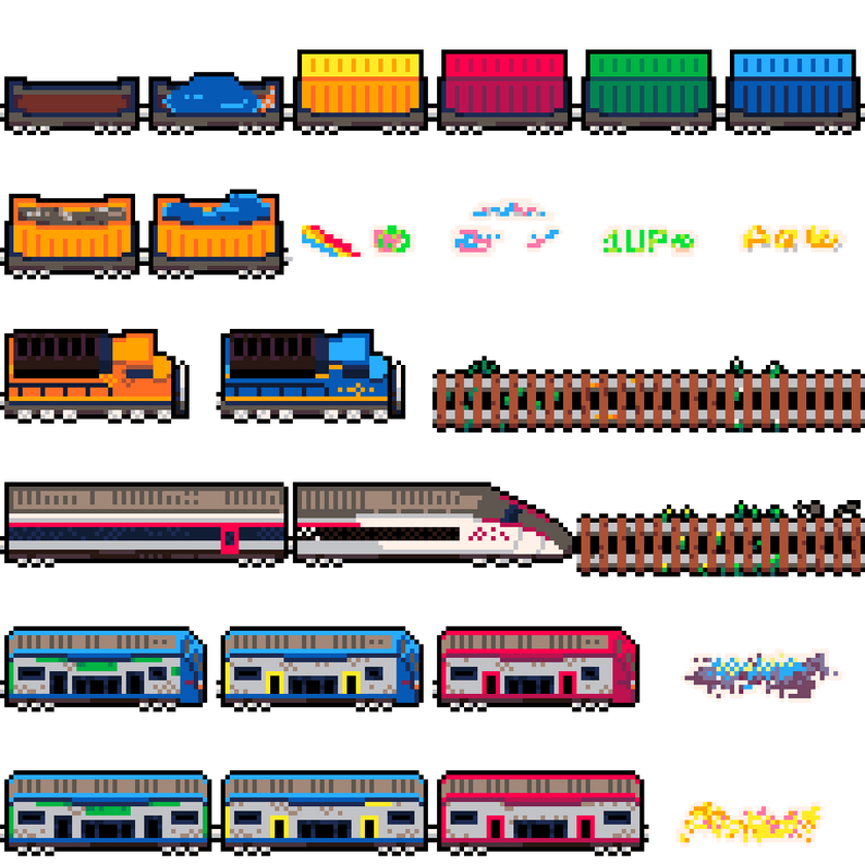 Tiny Trains by Kaawan