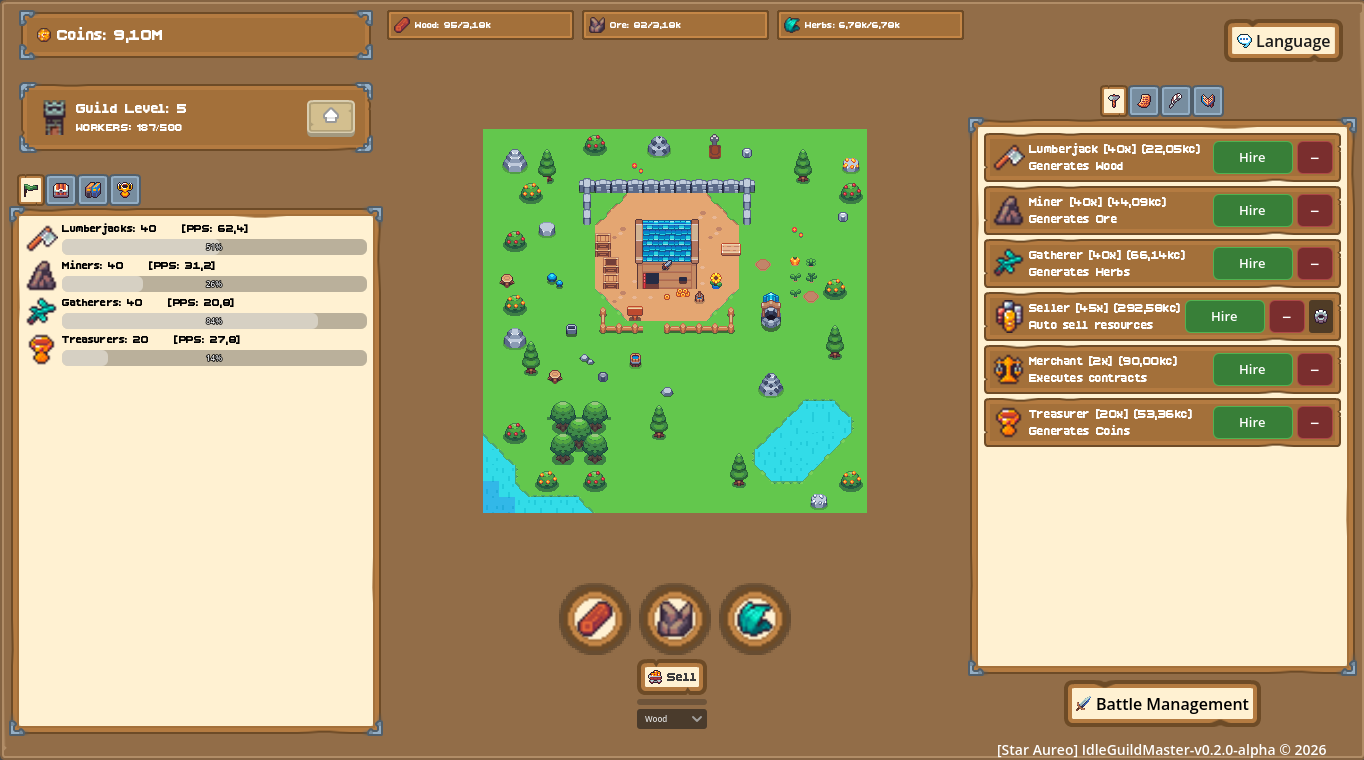Screenshot 2 for Idle Guild Master