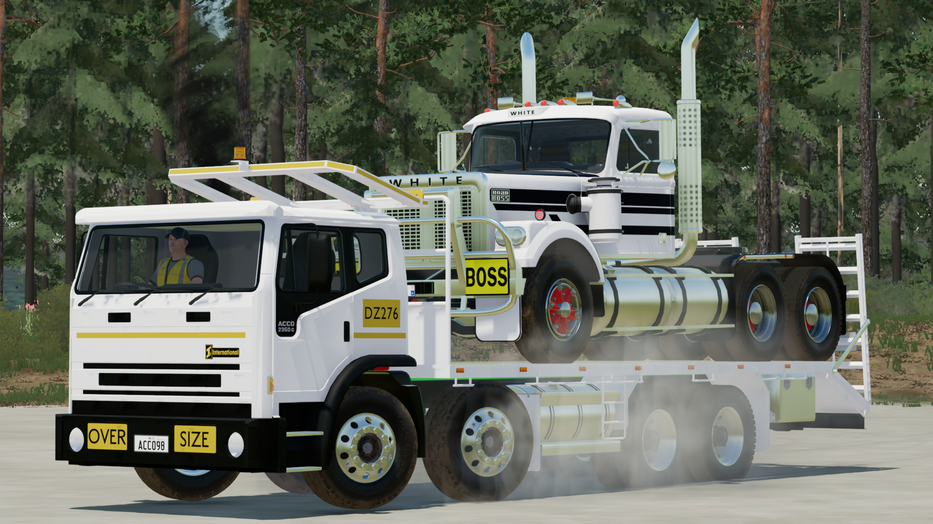 Screenshot 2 for (FS22) White Roadboss