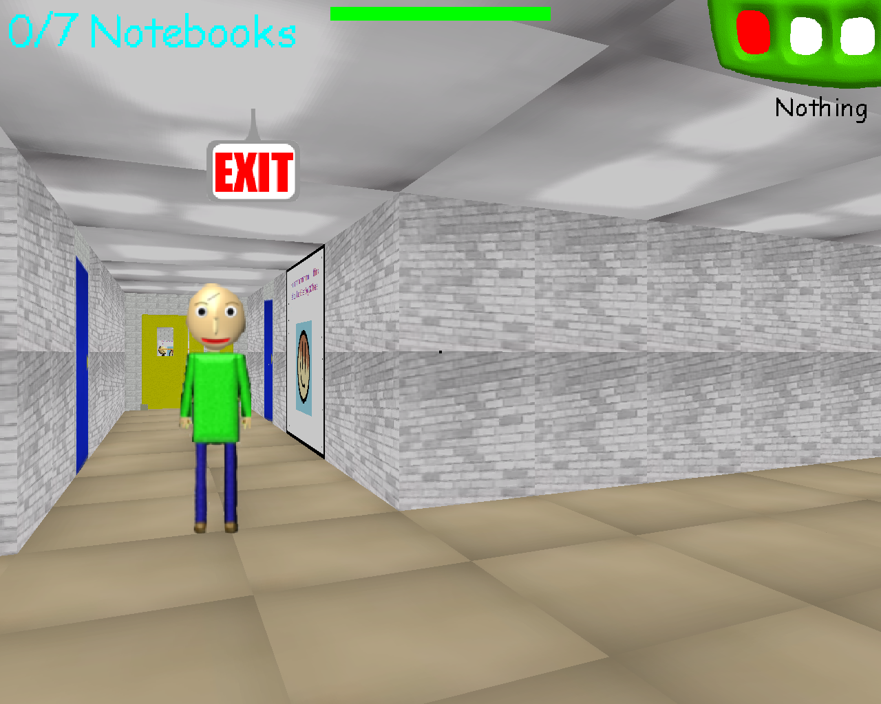 Baldis Basics In Education And Learning Old Roblox - roblox character texture