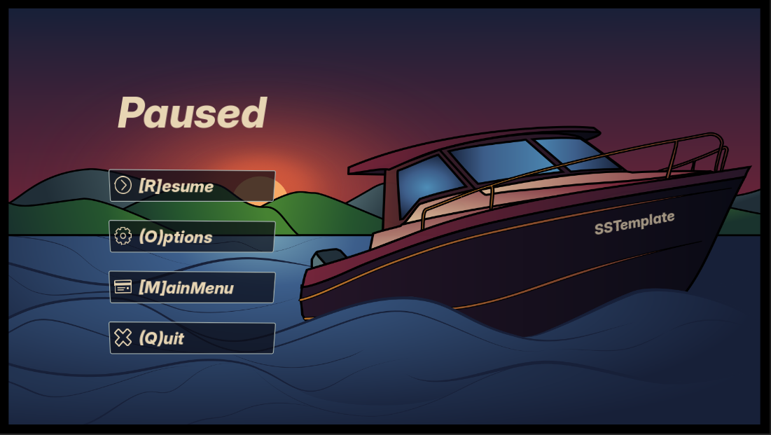 Screenshot 5 for Godot SSTemplate Project