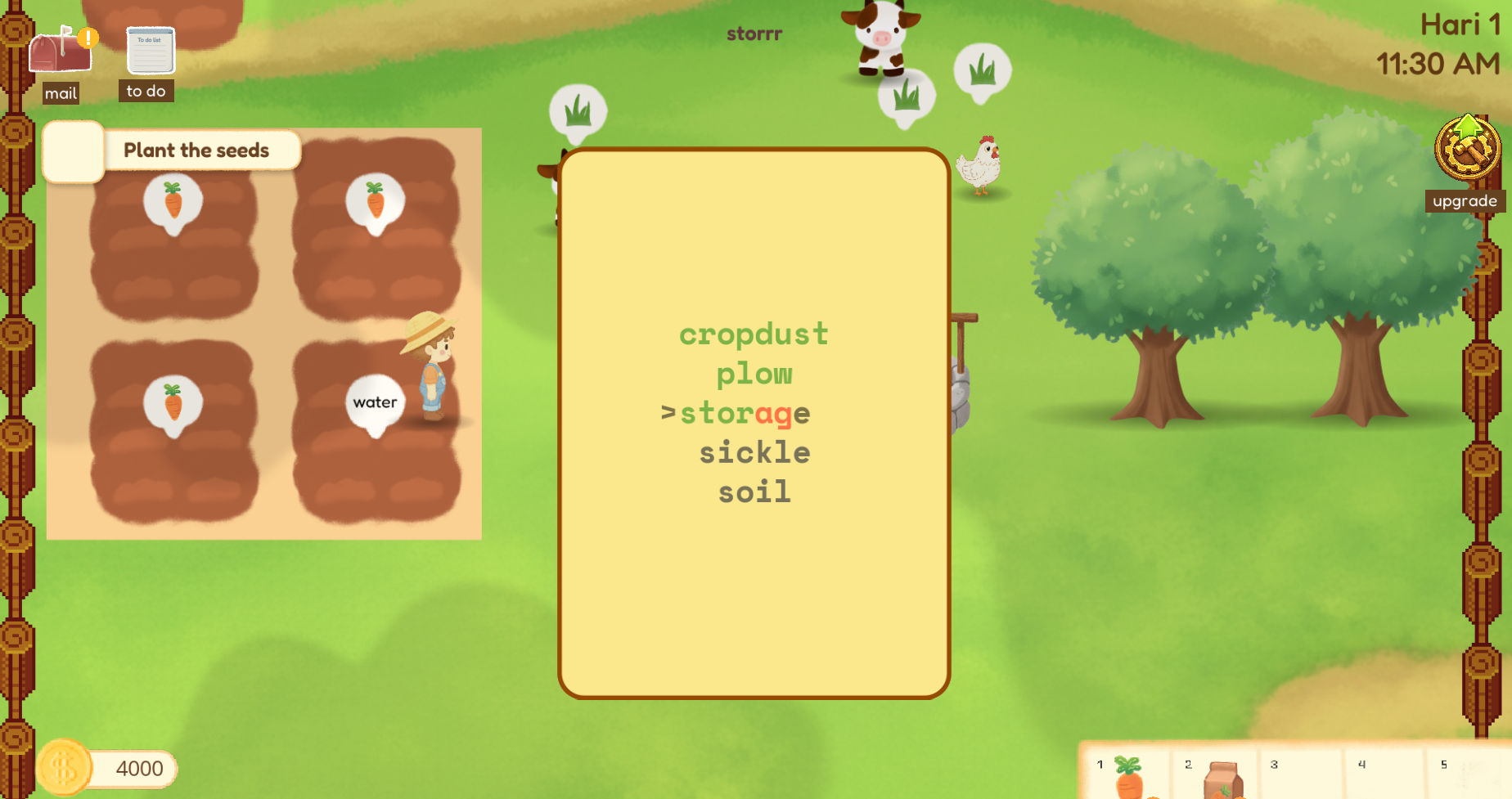 Screenshot 2 for Harvest Letter