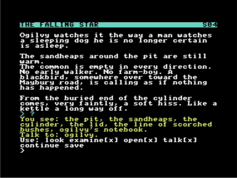 Screenshot 5 for The War of the Worlds (C64)