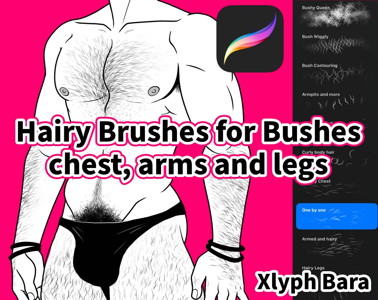 Screenshot 2 for Hairy Brushes for Bushes, Chest, Arms and Legs!