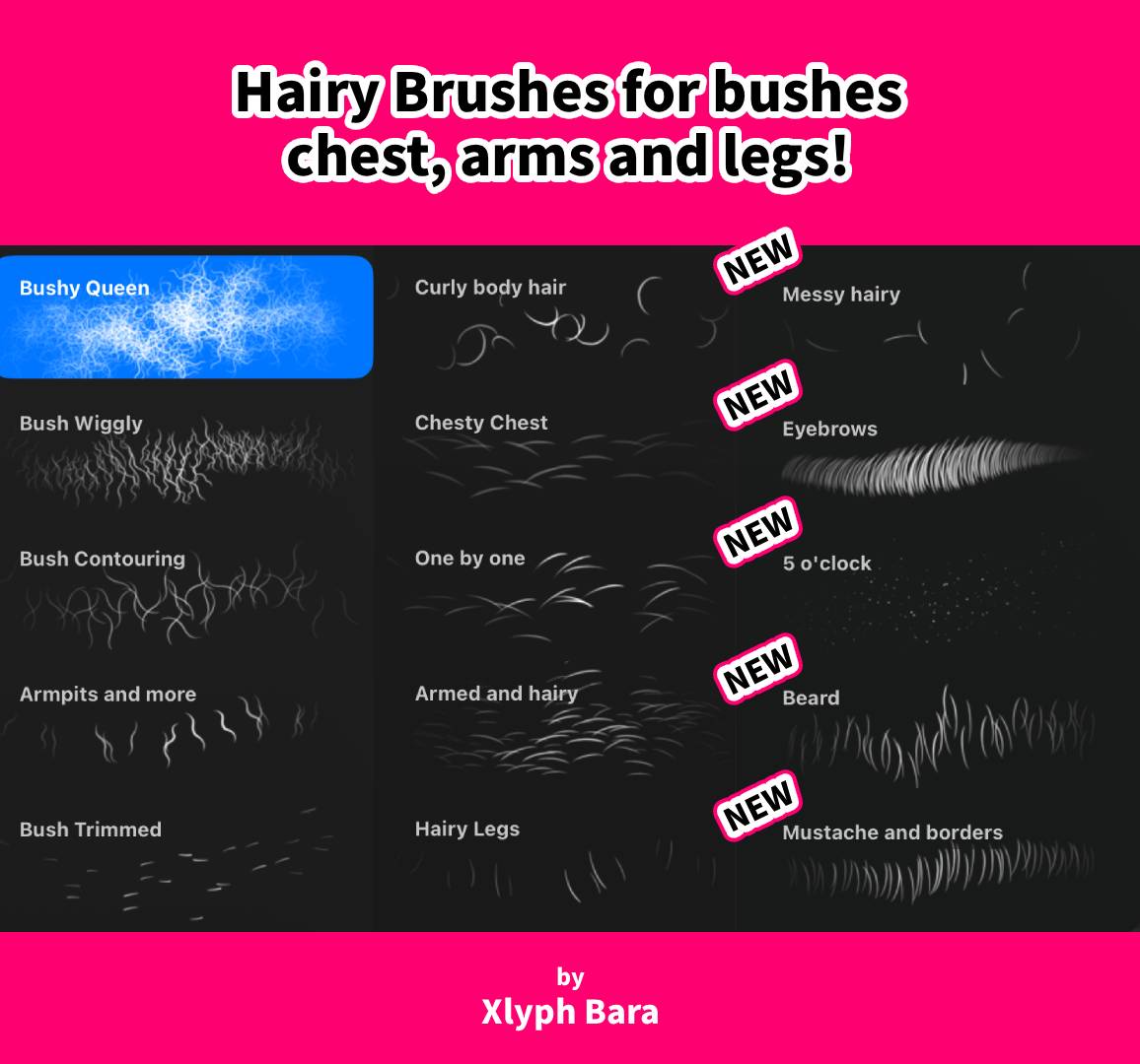 Screenshot 3 for Hairy Brushes for Bushes, Chest, Arms and Legs!