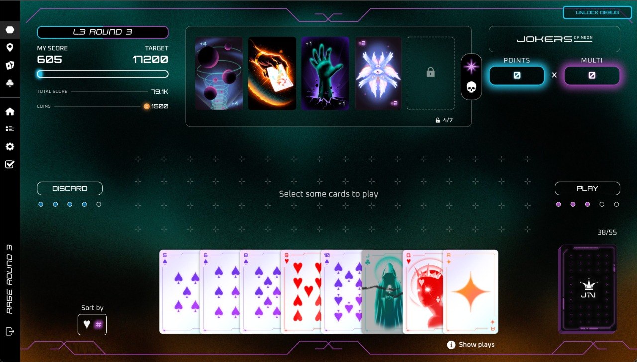 Screenshot 3 for Jokers of Neon