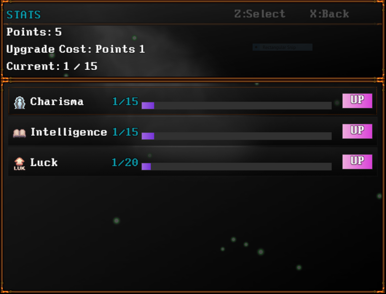 RPG Maker MZ Custom Stat Menu System by SLYRAIN GAMES SRG