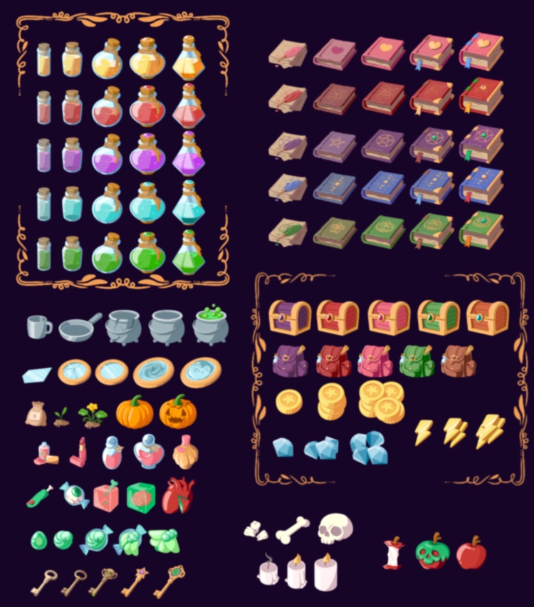 All 113 witchy icons