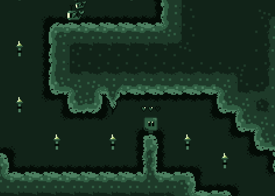 Screenshot 2 for There is a present at the end of the cave.