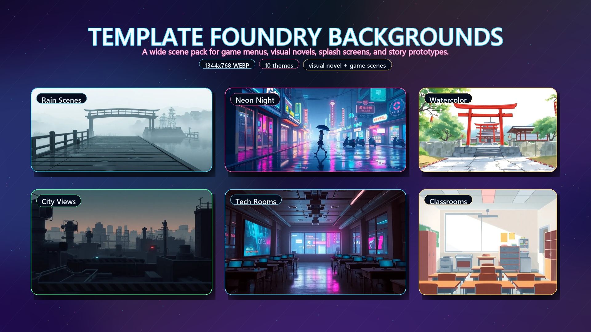 Simple Background For Java Game Complete Game Background Mega Pack by Template Foundry