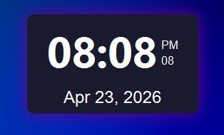 JavaFX Clock Widget by GengyAu