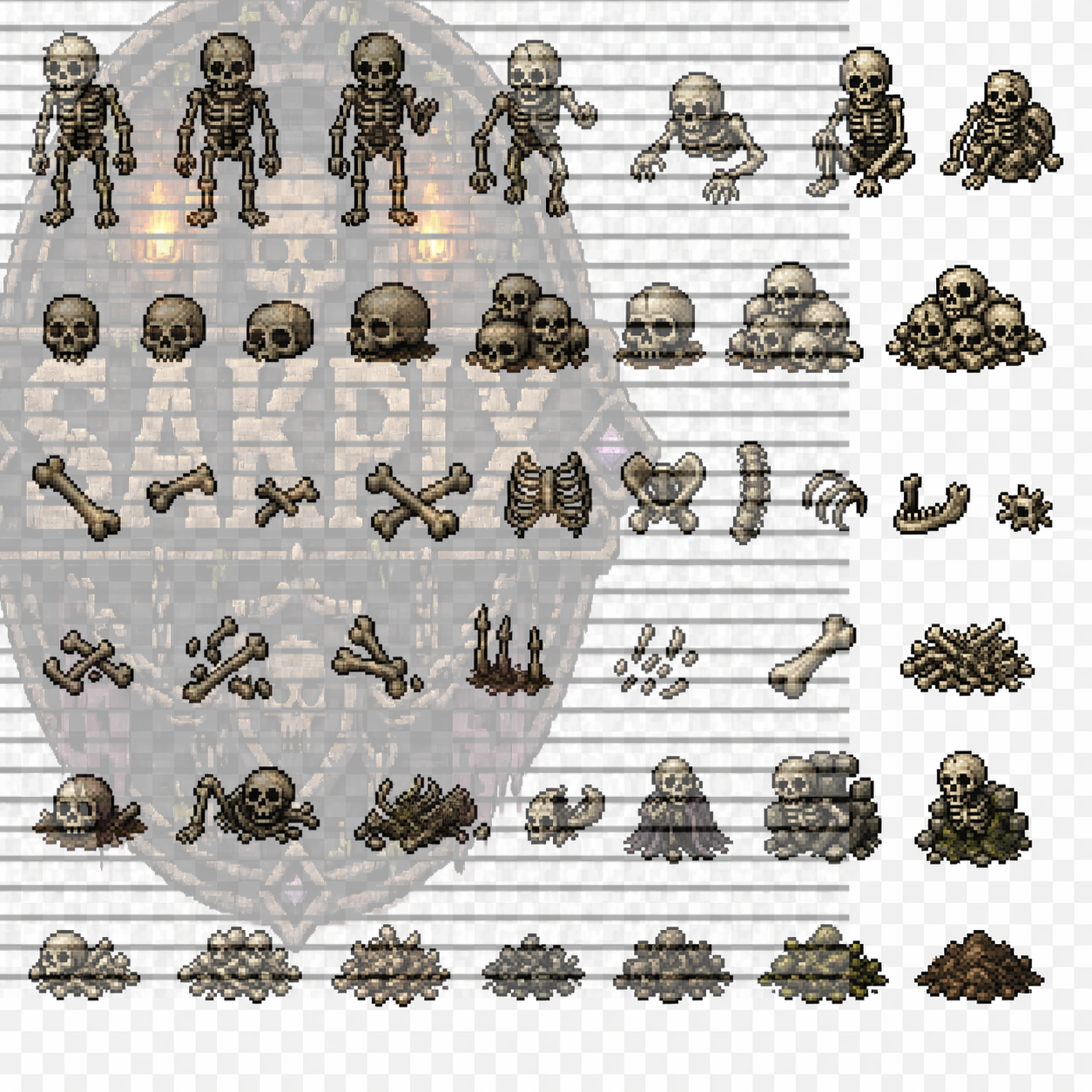 Dungeon Asset Pack – Pixel Art by SakPix
