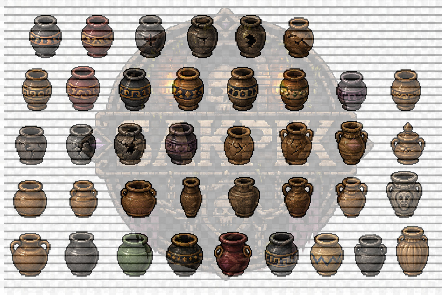 Dungeon Asset Pack – Pixel Art by SakPix