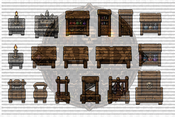 Dungeon Asset Pack – Pixel Art by SakPix