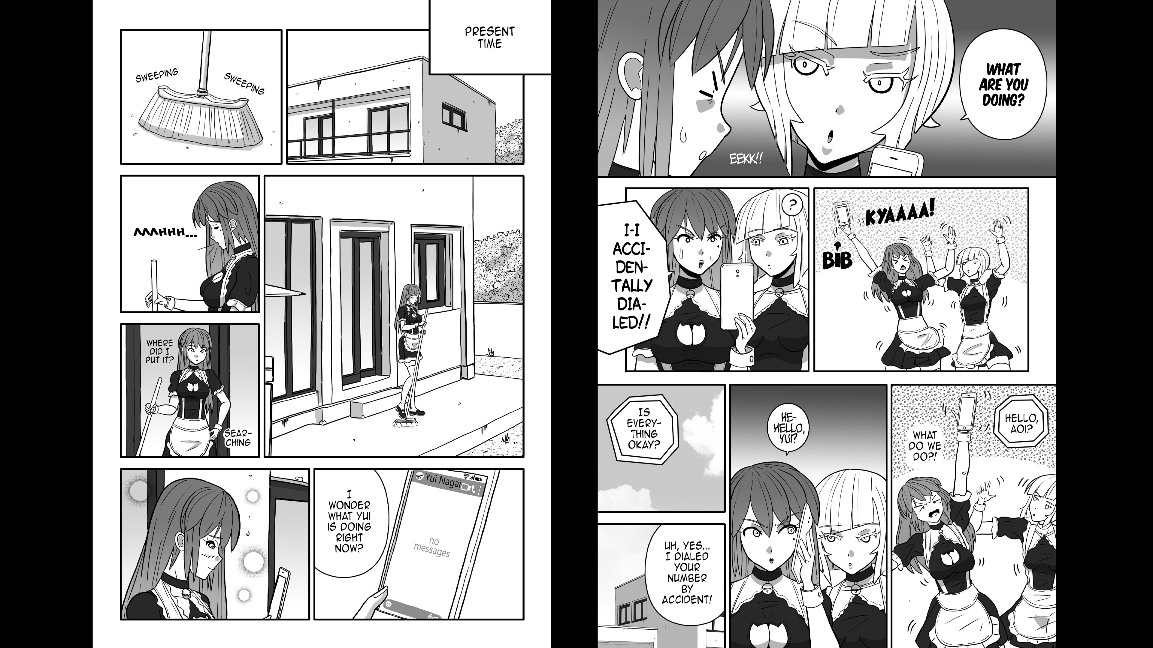 Screenshot 2 for Three Superpowered Girls Moved In With Me After Saving the World! - Chapter 4