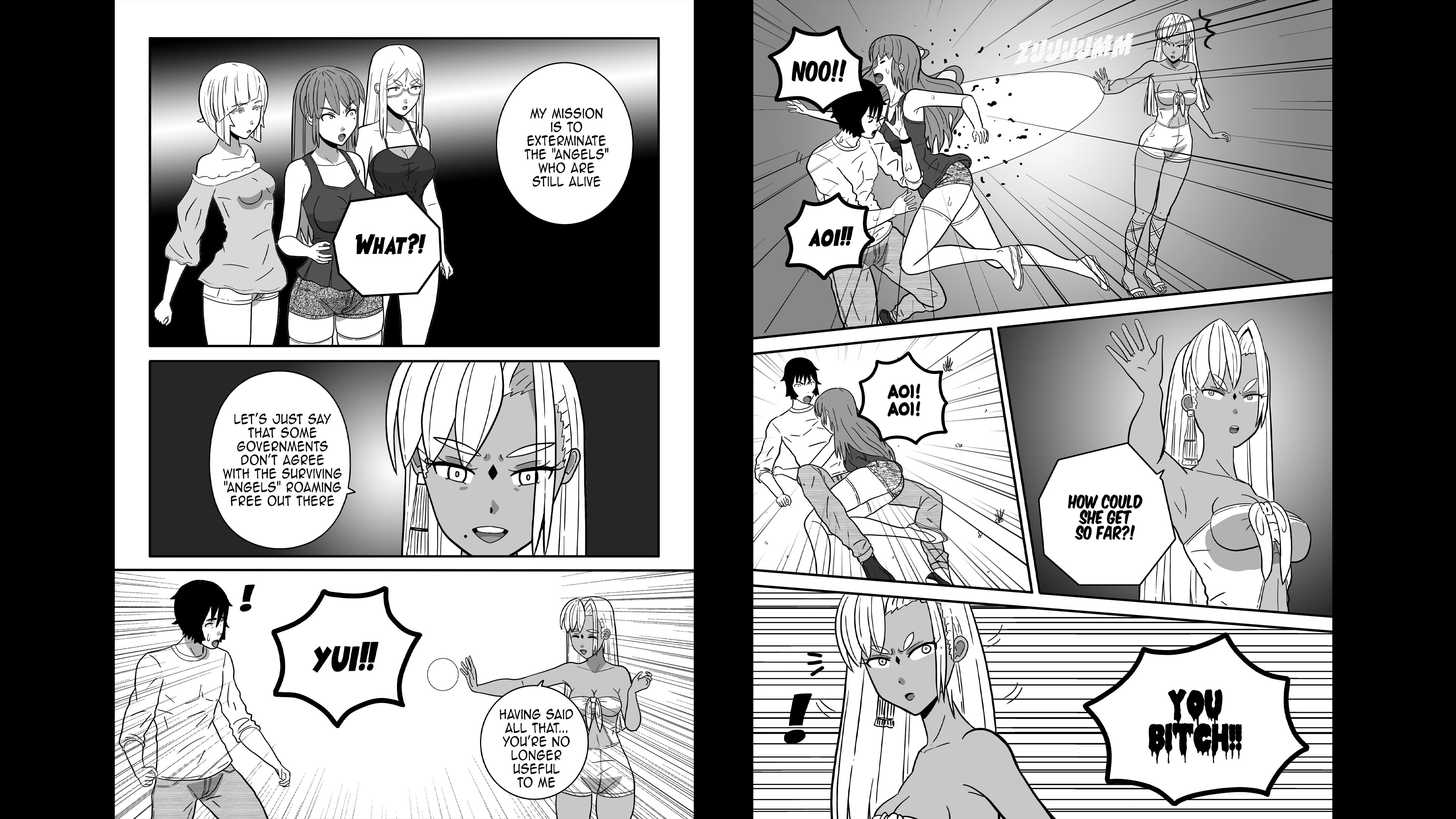 Screenshot 6 for Three Superpowered Girls Moved In With Me After Saving the World! - Chapter 4