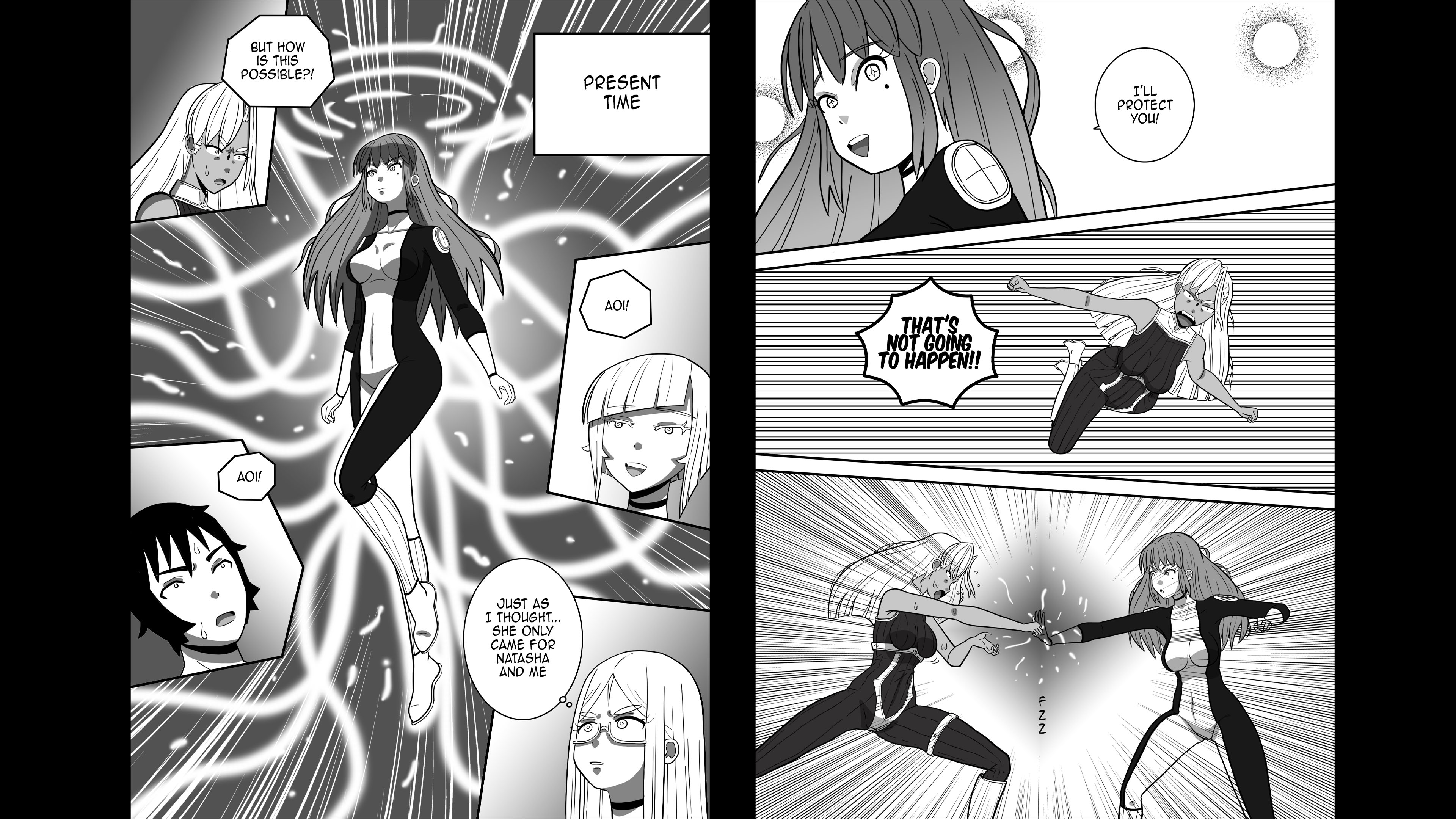 Screenshot 3 for Three Superpowered Girls Moved In With Me After Saving the World! - Chapter 5 FINAL