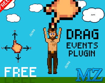 RPG Maker MZ Drag Events Plugin by SLYRAIN GAMES SRG