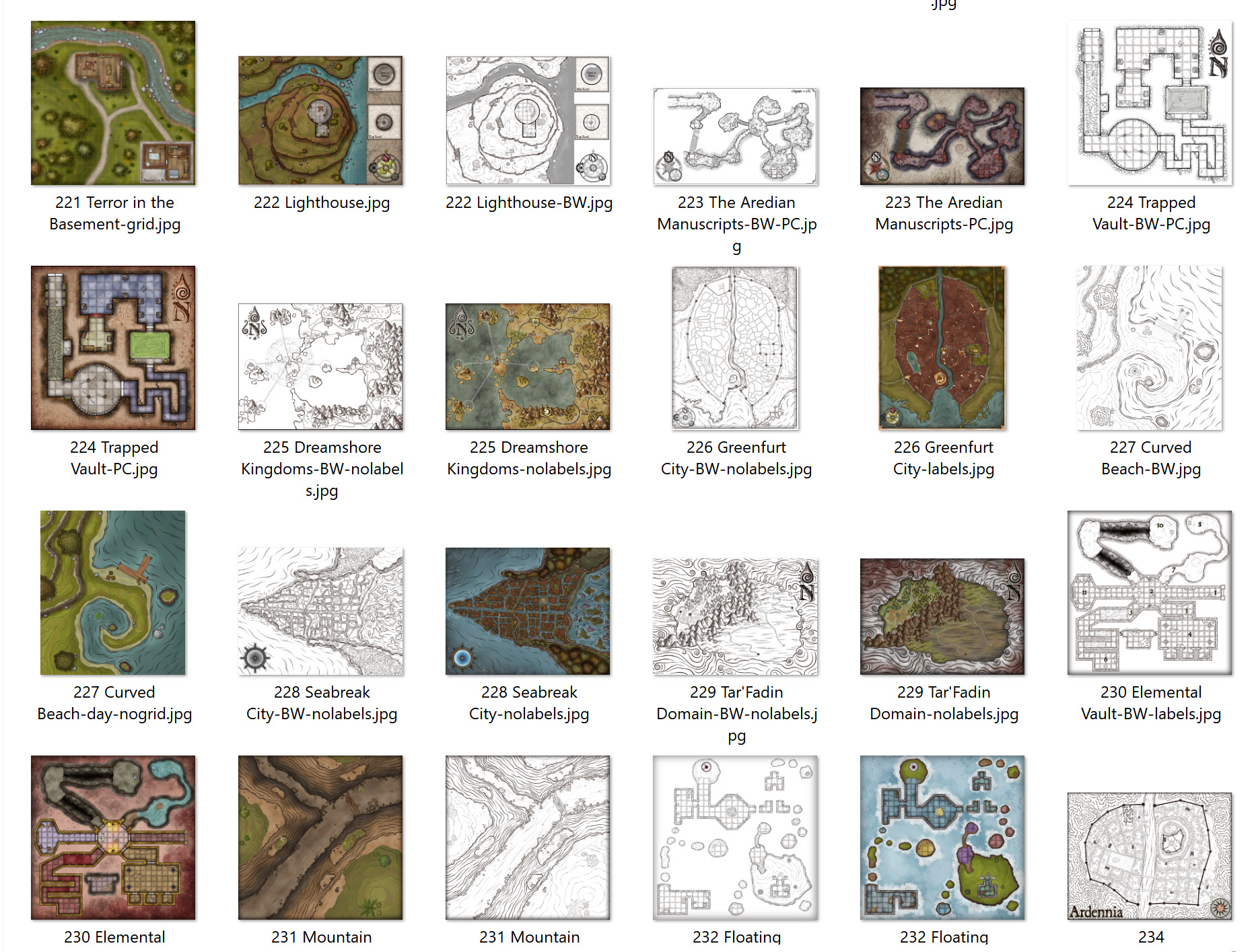 Stock Art Maps - Creative Commons - Volume 2 by Elven Tower Adventures