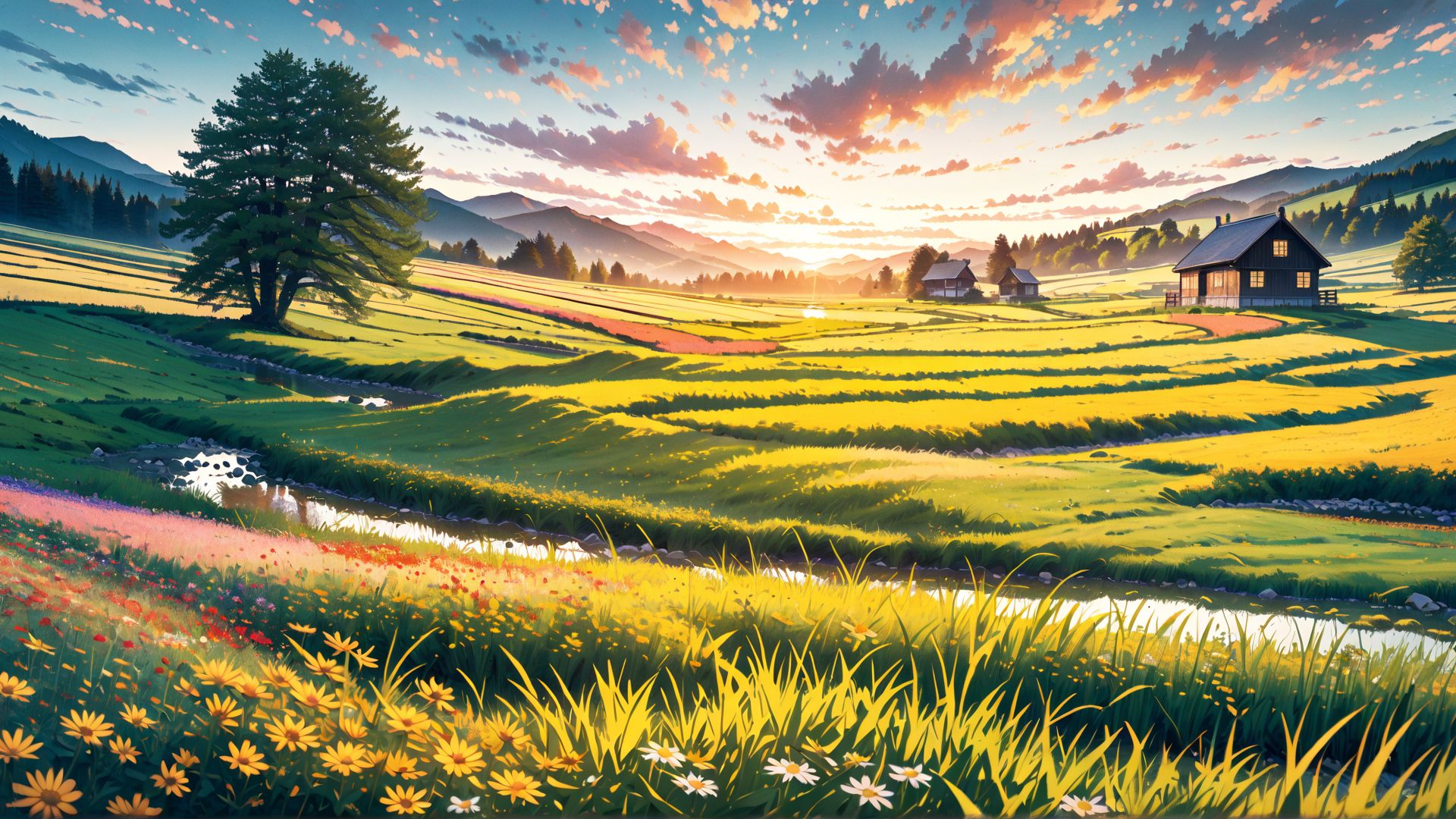 Anime Rural Japan Background Pack — 100 Conceptual Backgrounds (1920× ...