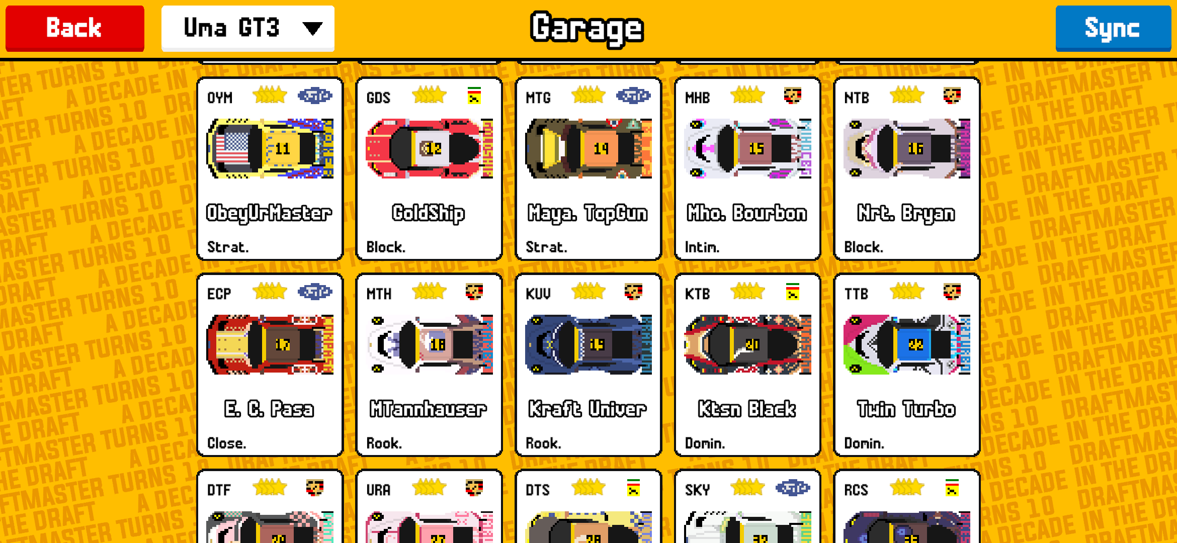 Draftmaster 2-Umamusume GT3 mod by hungerplayer95