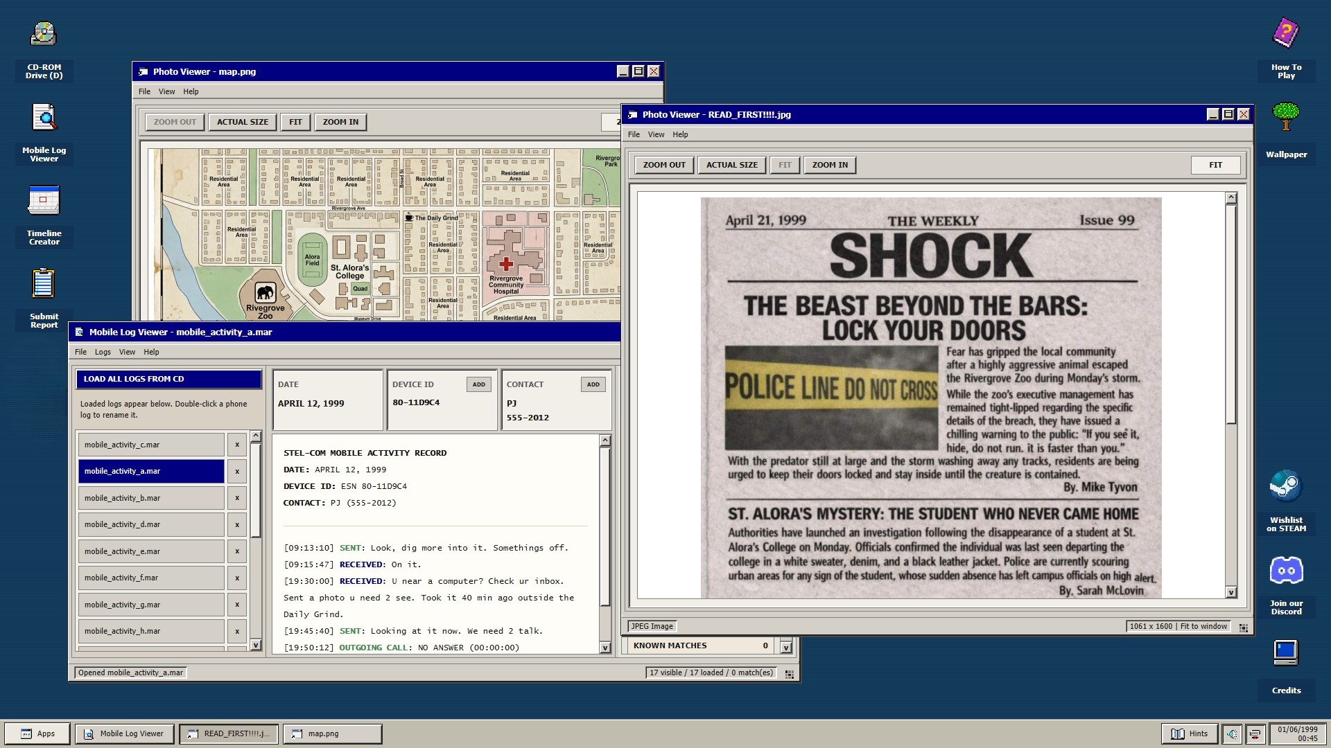 Screenshot 2 for The Rivergrove Files