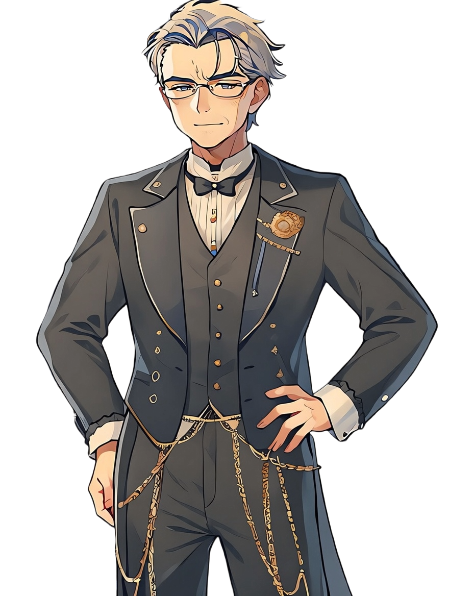 Free Character - Victorian Butler by WineChan