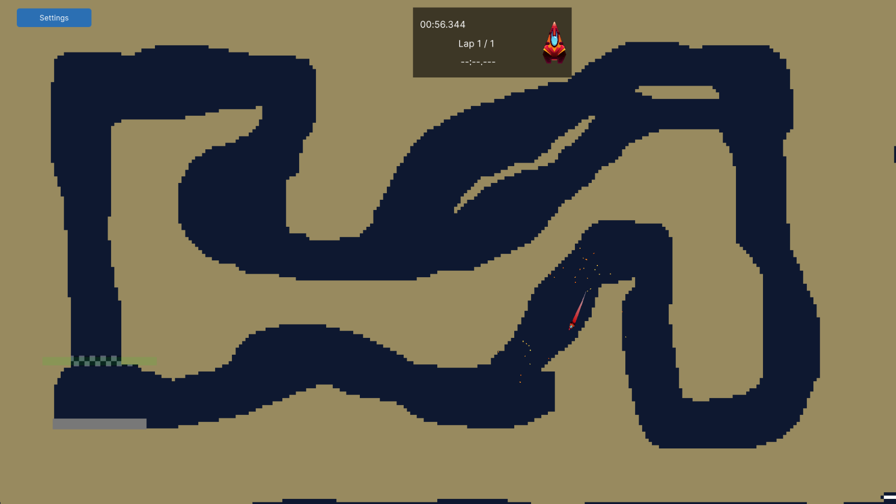 Screenshot 2 for Rabbit Rocket Racing