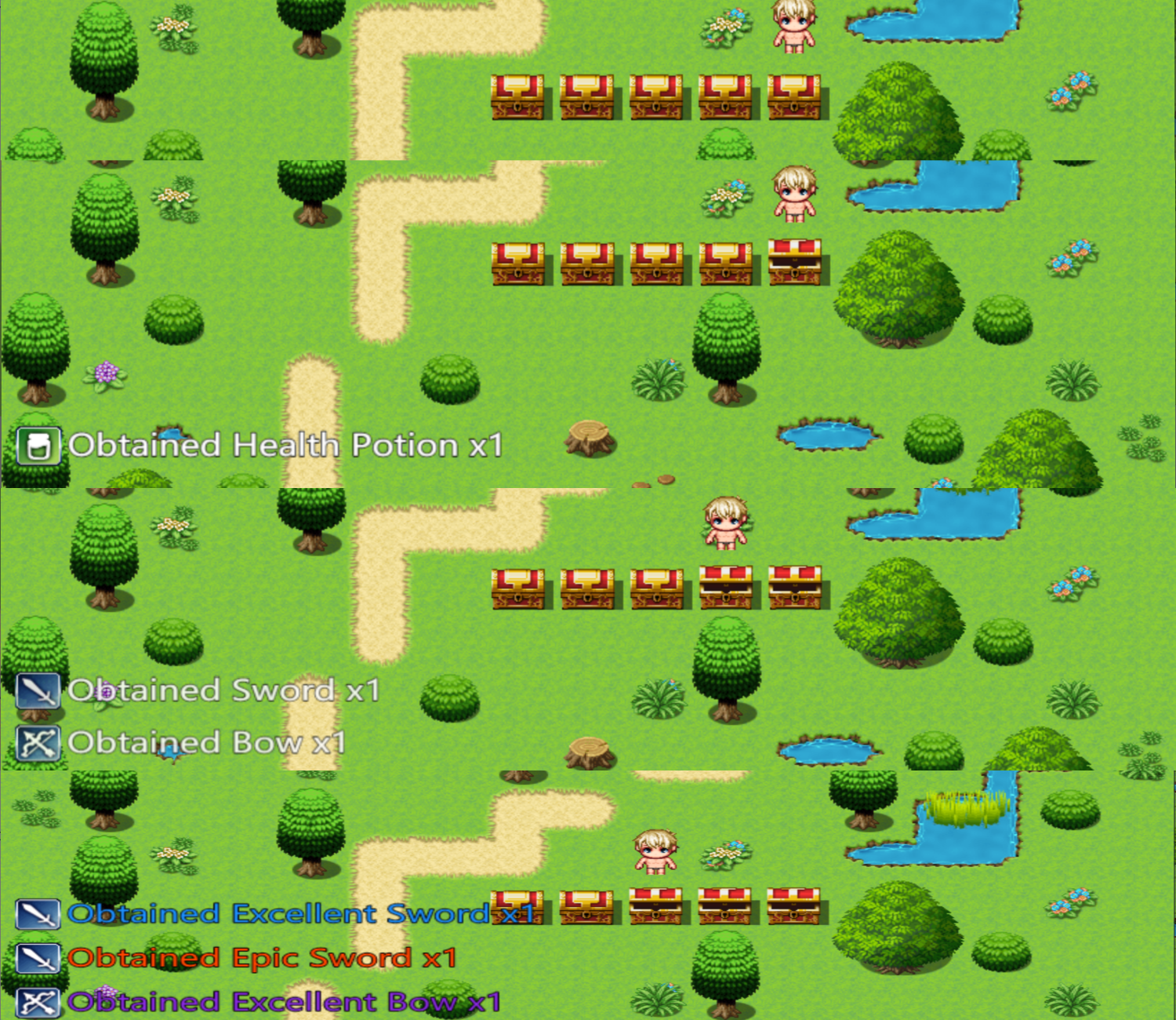 RPG Maker MZ MV Plugin - Loot Notification UI with Icons Gold and ...