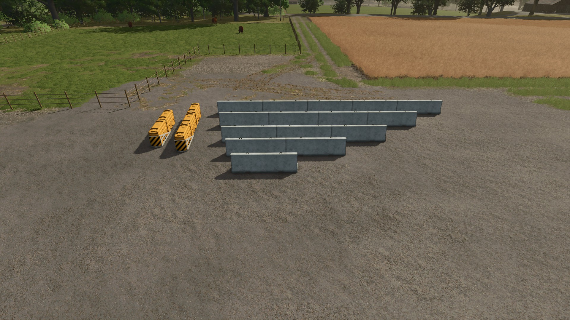Screenshot 2 for FS25_TrafficBarrierPack