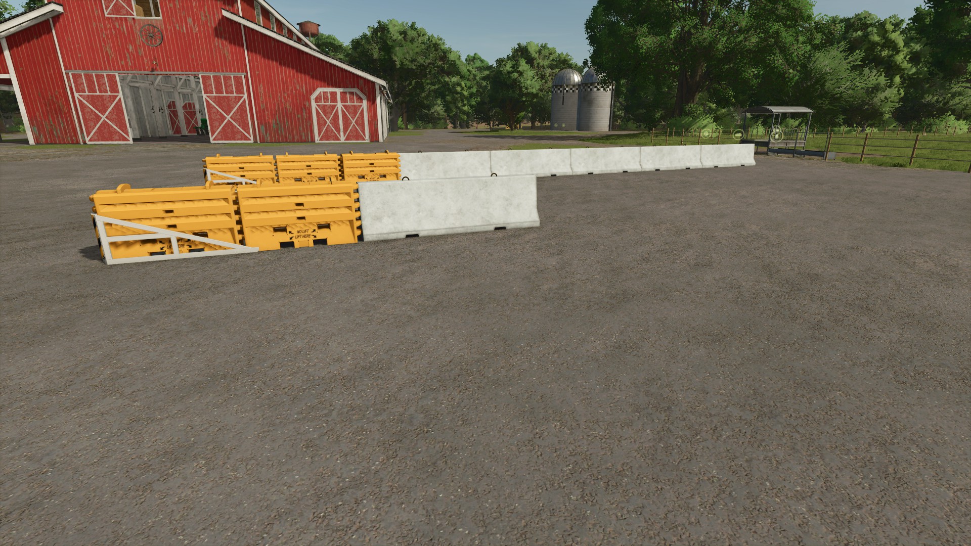 Screenshot 3 for FS25_TrafficBarrierPack