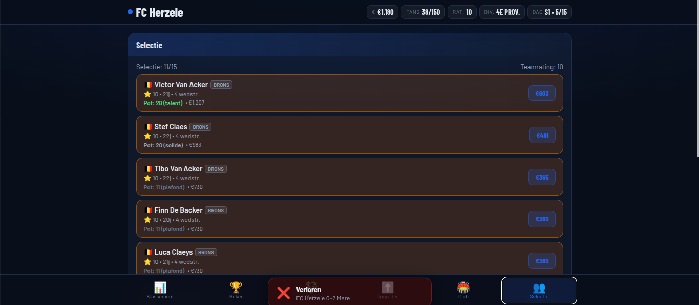 Screenshot 5 for Idle Football Manager BE