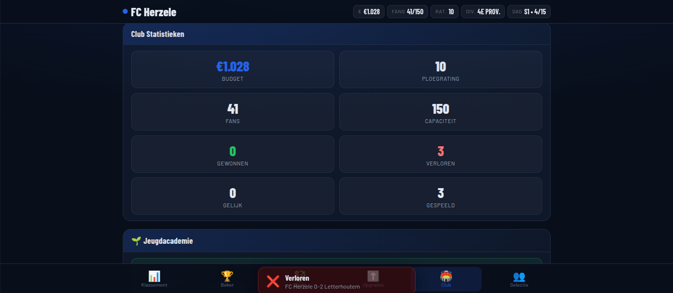 Screenshot 2 for Idle Football Manager BE